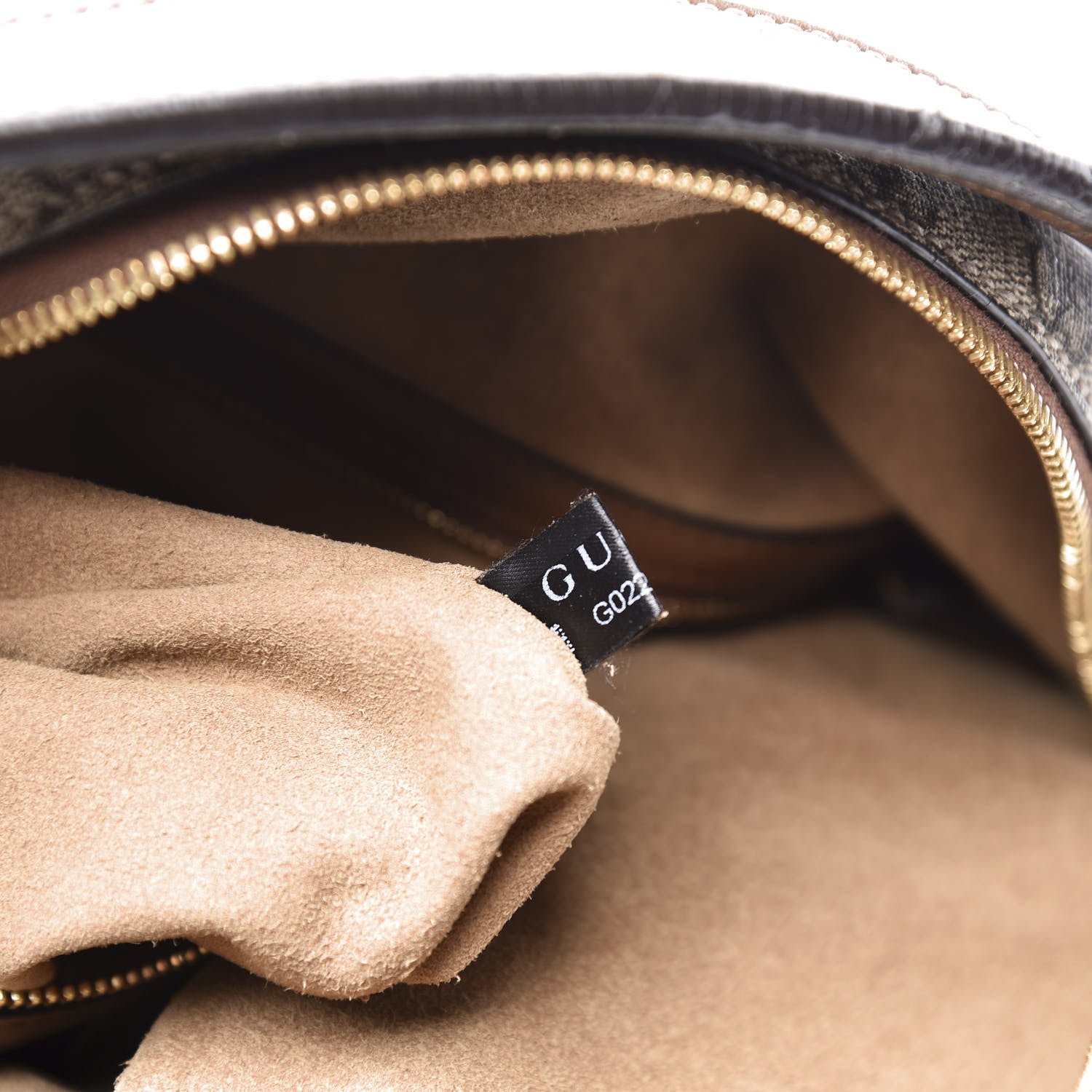 Gucci GG Supreme Monogram Large Linea A Hobo Light Brown 9 of 10