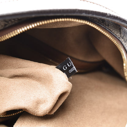Gucci GG Supreme Monogram Large Linea A Hobo Light Brown 9 of 10