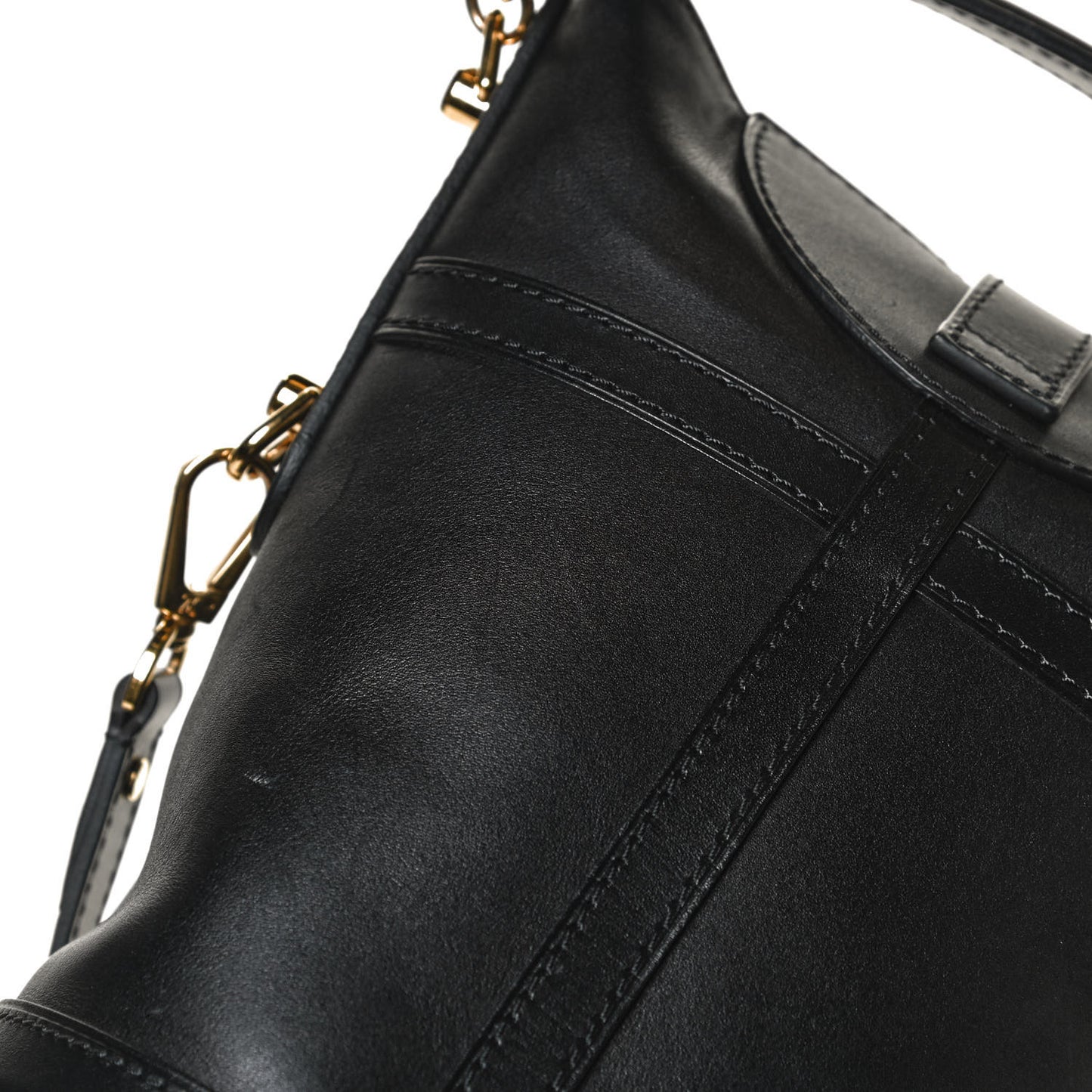 Calfskin Duffle Bag Black