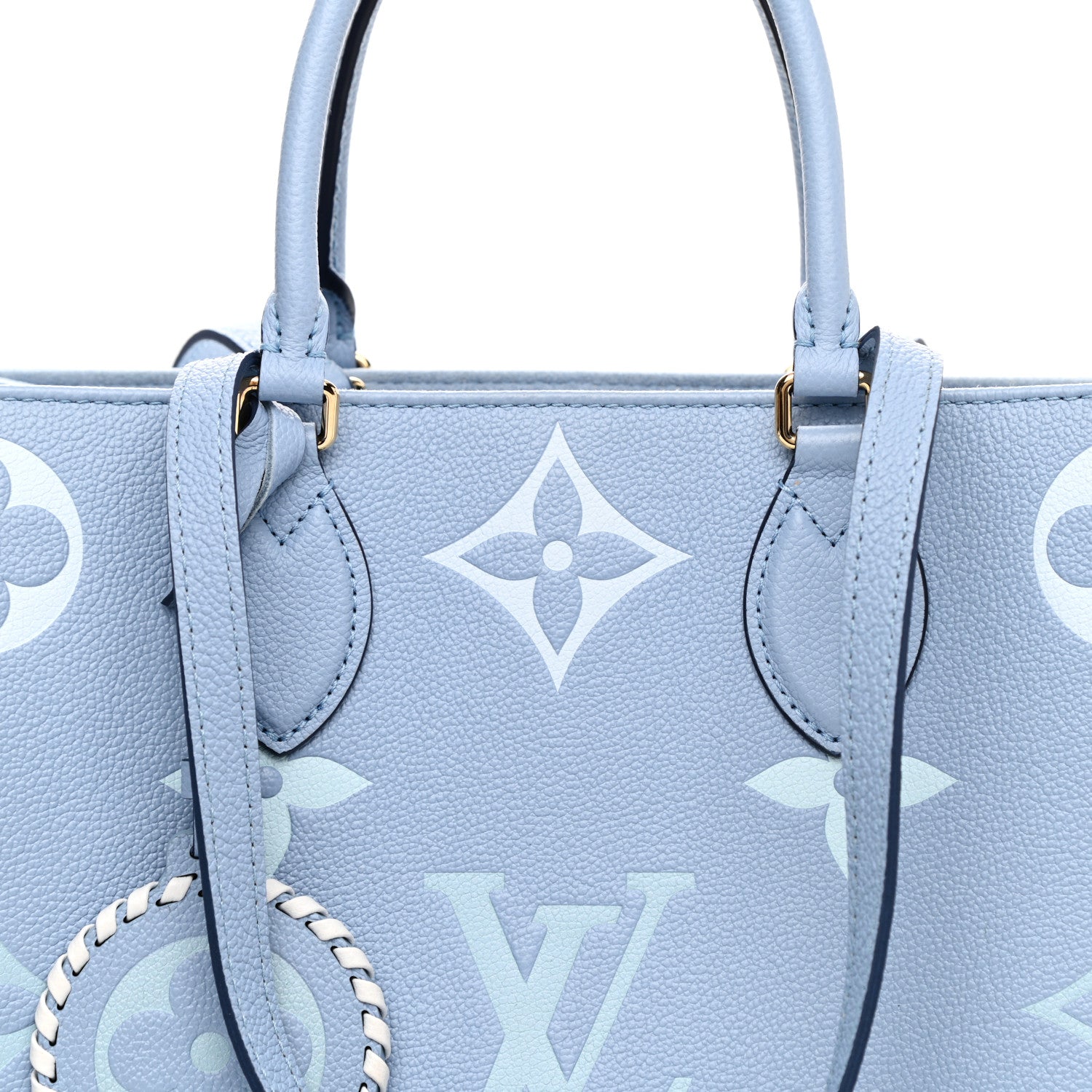 Louis Vuitton Empreinte Monogram Giant By The Pool Onthego MM Summer Blue 7 of 13