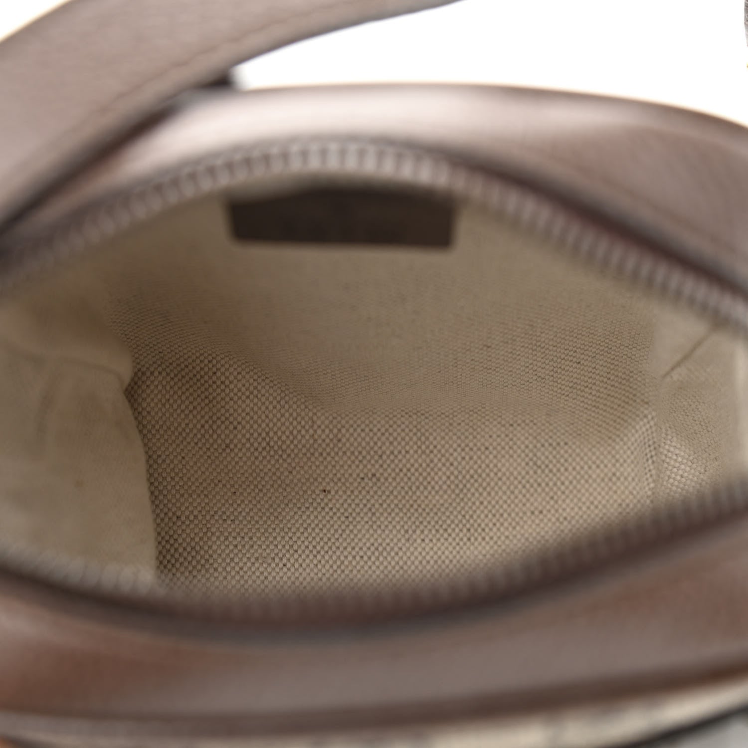 Gucci GG Supreme Monogram Web Mini Ophidia Messenger Brown 5 of 10