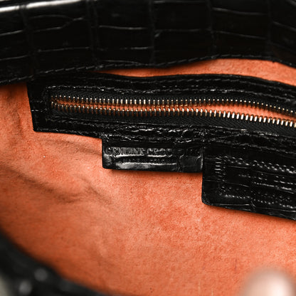 Nancy Gonzalez Crocodile Clutch Black 7 of 9