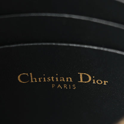 Christian Dior Calfskin Cannage Caro Zipped Pouch With Chain Black 6 of 9