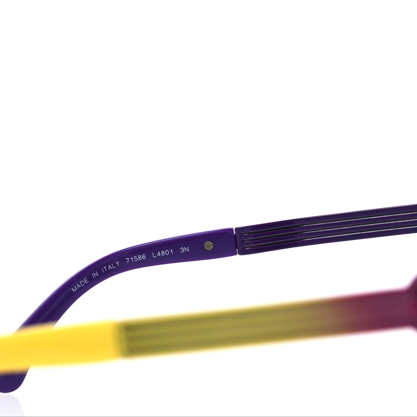 Metal Graphic Lines Shield Sunglasses 71586 Purple Pink