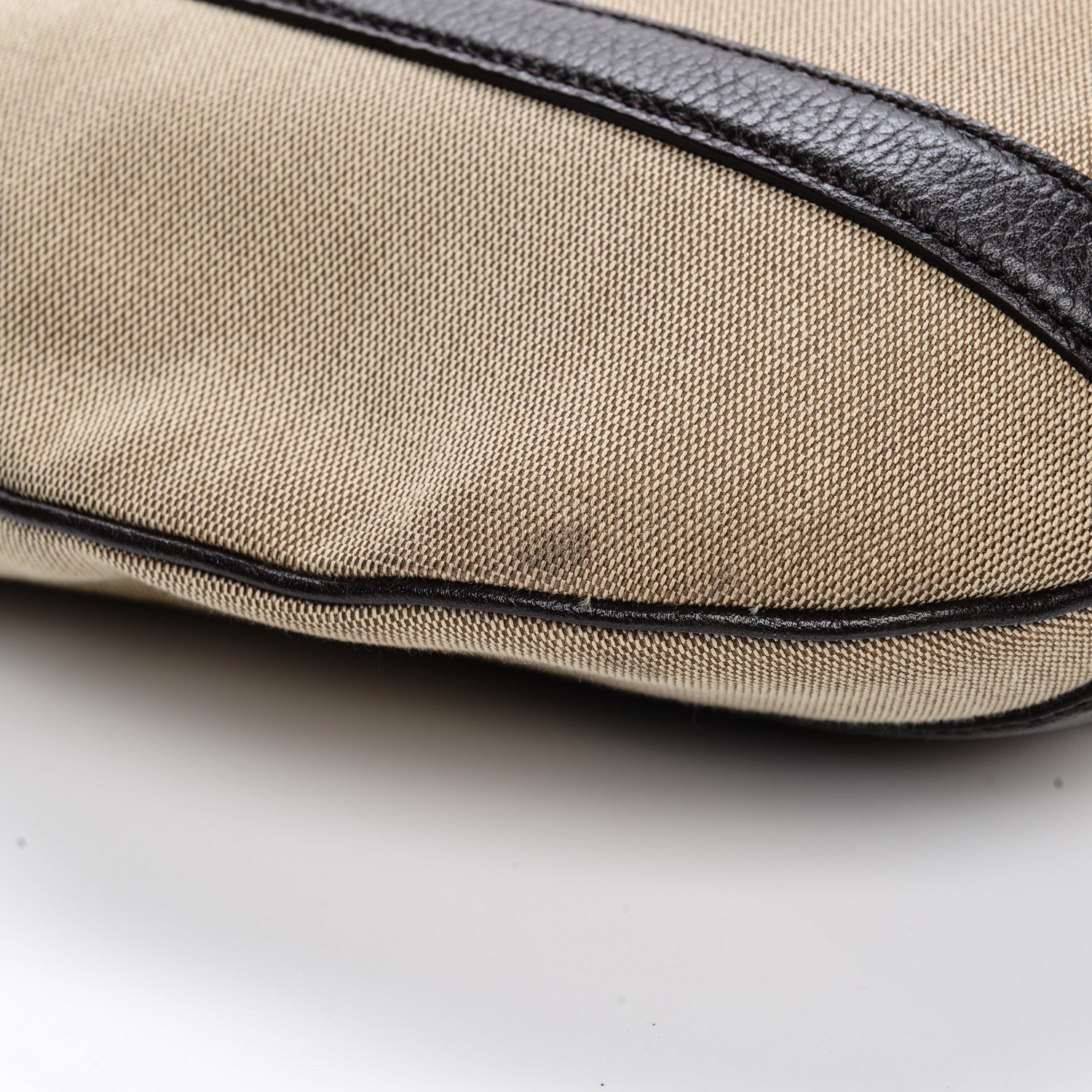 Gucci Canvas Britt Tote Dark Brown 9 of 9
