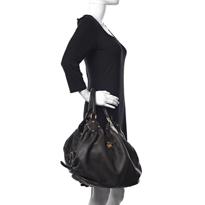 Louis Vuitton Mahina L Chocolate 2 of 12
