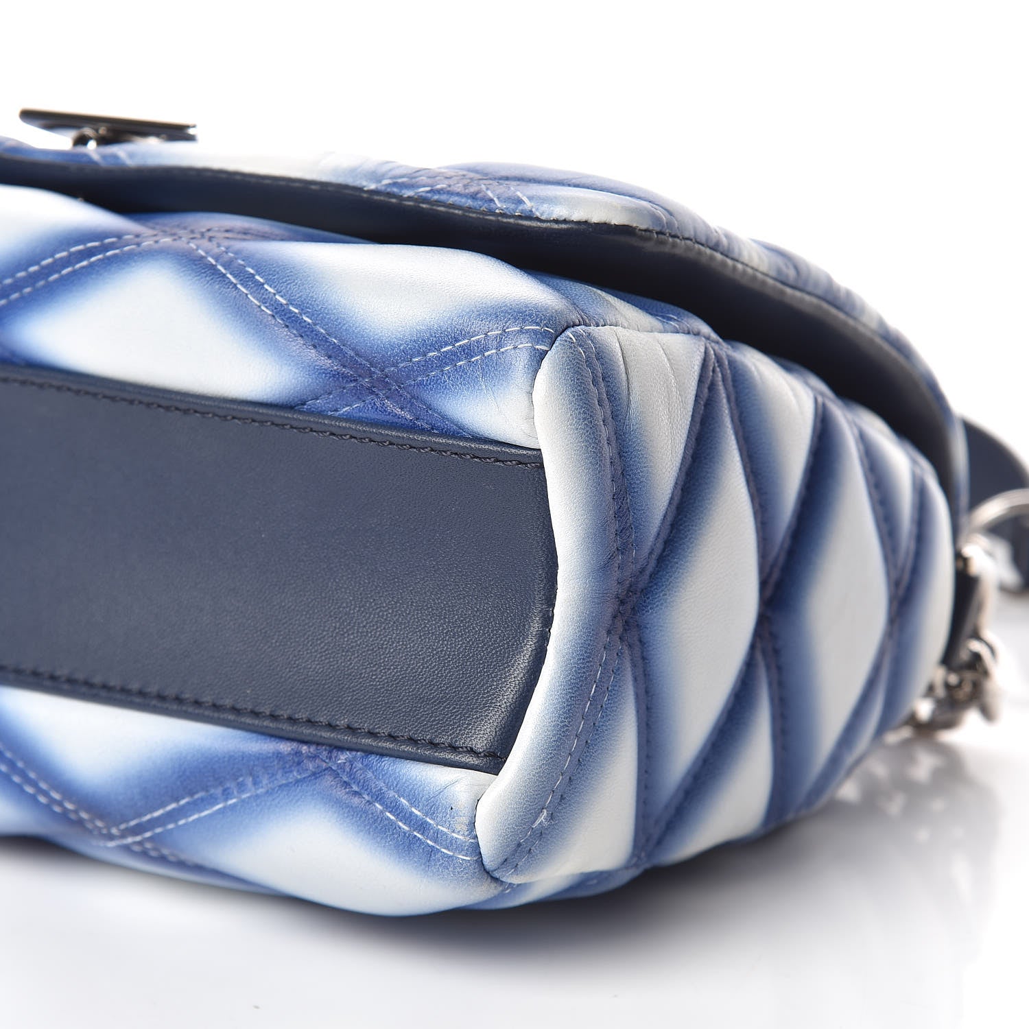 Louis Vuitton Lambskin Malletage Contraste GO-14 PM Blue 8 of 9