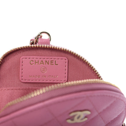 Chanel Caviar Quilted Coin Purse Pink 7 of 7
