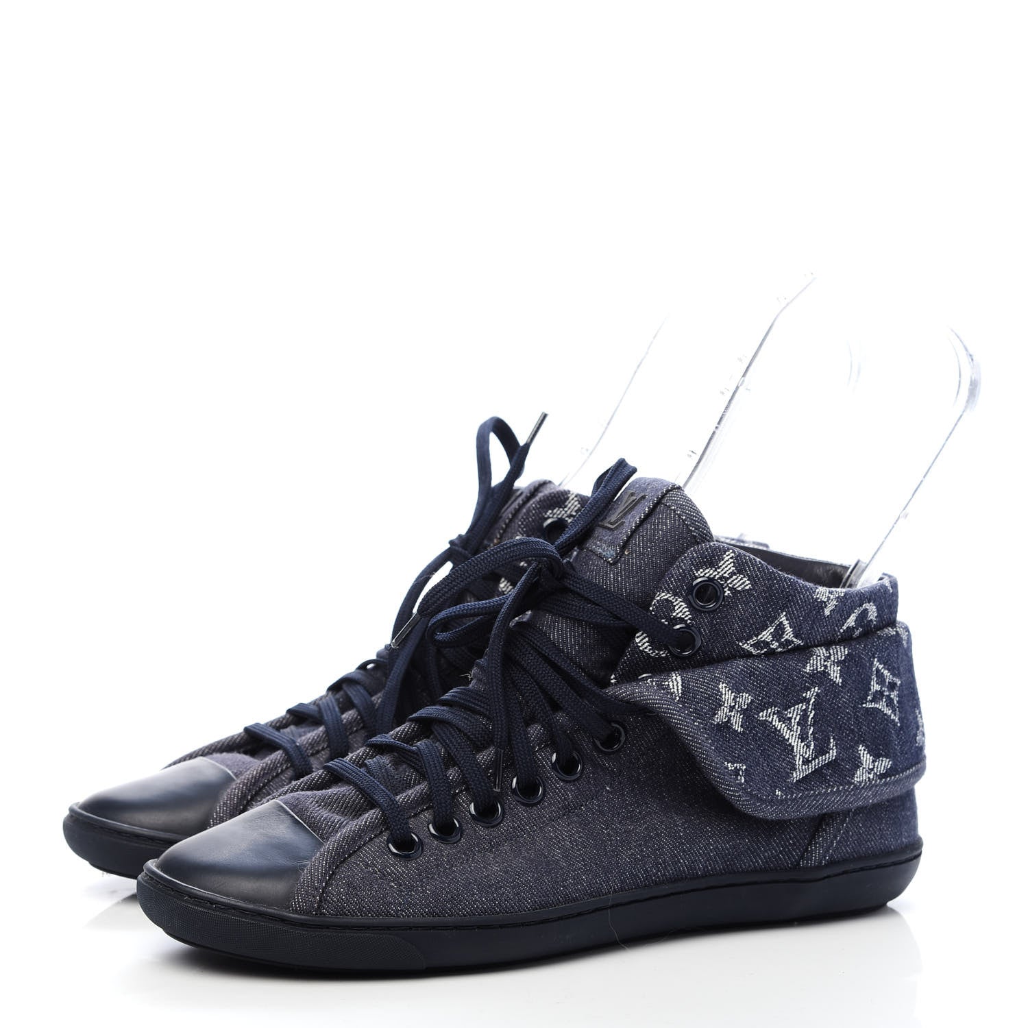 Louis Vuitton Monogram Denim Brea Sneaker 37 Blue 3 of 9