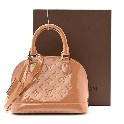Louis Vuitton Vernis Alma BB Rose Velours 15 of 15