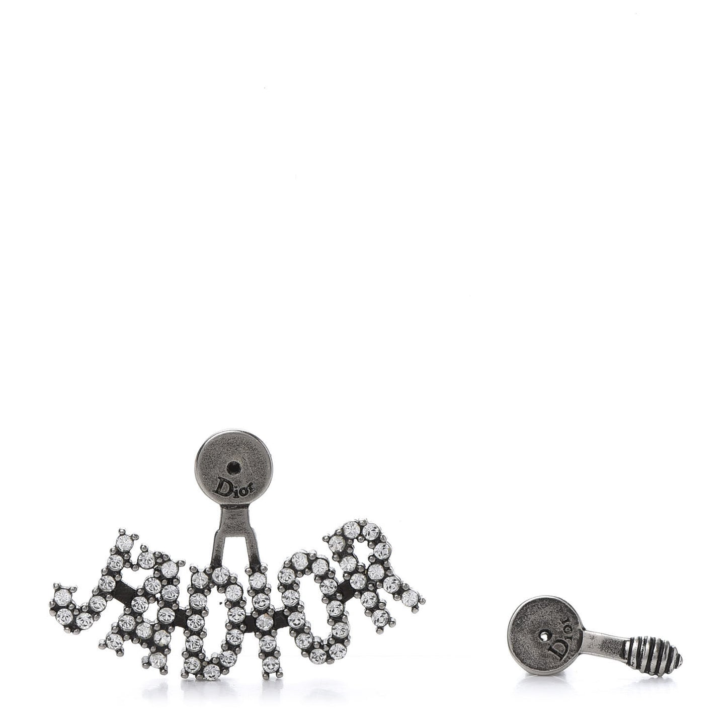Palladium Crystal J'adior Earrings