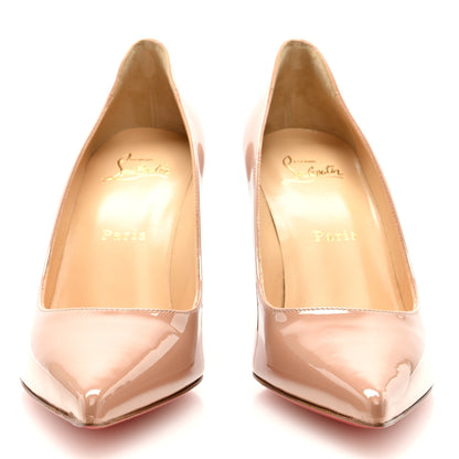 Christian Louboutin Patent Kate 85 Pumps 38 Nude 2 of 7