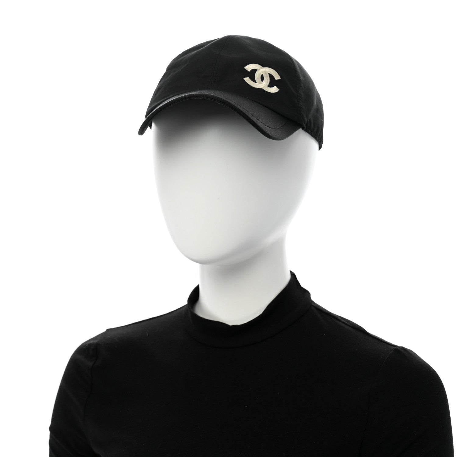 Chanel Cotton CC Cap Hat Black 2 of 10