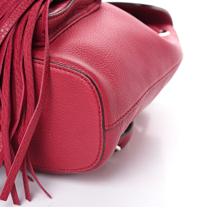 Gucci Cellarius Calfskin Small Bamboo Backpack Petunia 7 of 9