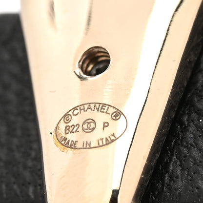 Chanel Lambskin CC Heart Choker Necklace Black 4 of 4