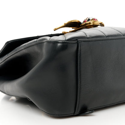 Gucci Calfskin Bamboo Trapuntata Queen Margaret Backpack Black 12 of 13