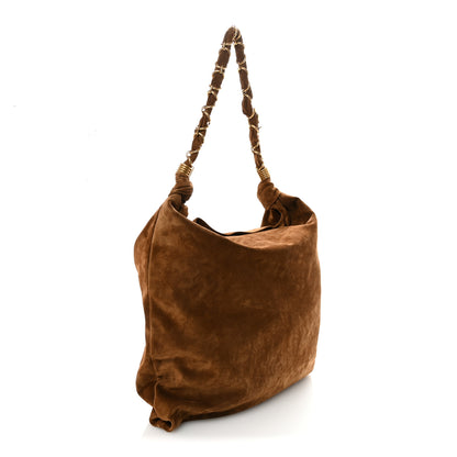 Saint Laurent Suede Amalia Hobo Caramel Cognac 4 of 11