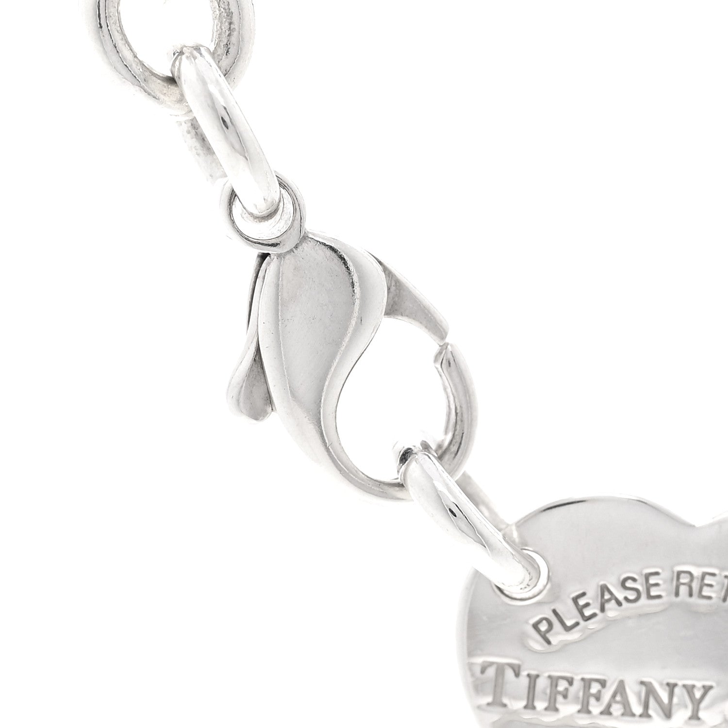 Tiffany Sterling Silver Return to Tiffany Heart Tag Choker