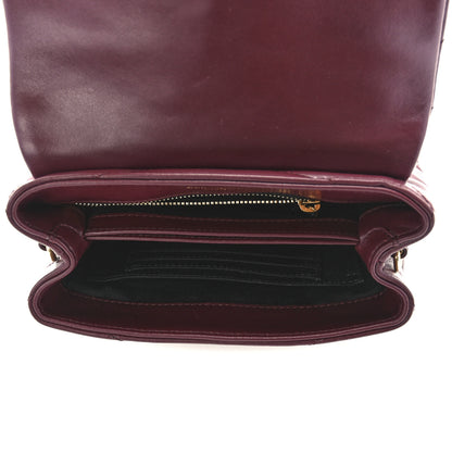 Saint Laurent Calfskin Y Quilted Monogram Toy Loulou Monogram Crossbody Bag Rouge Legion 5 of 13
