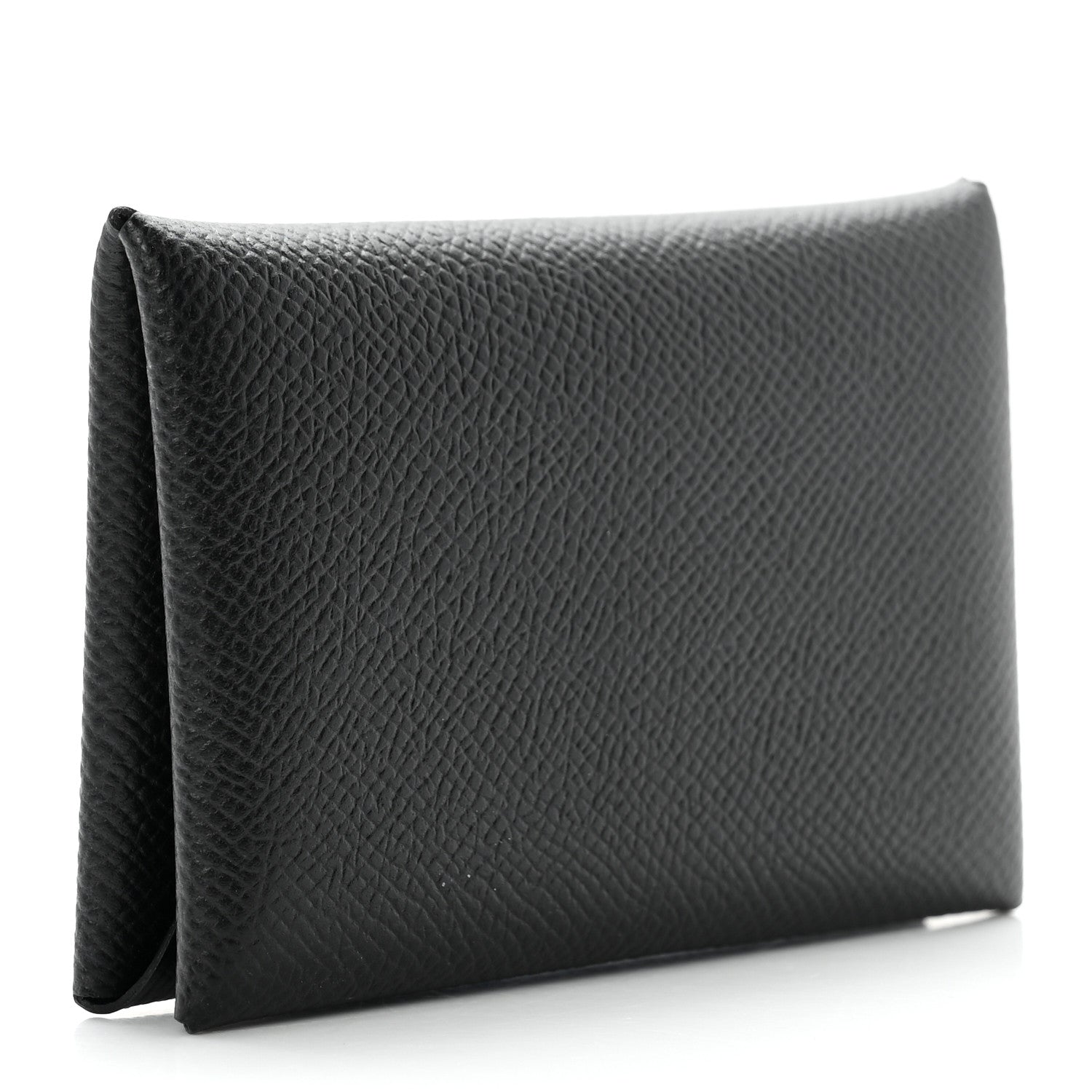 Hermes Epsom Calvi Card Case Black 3 of 7