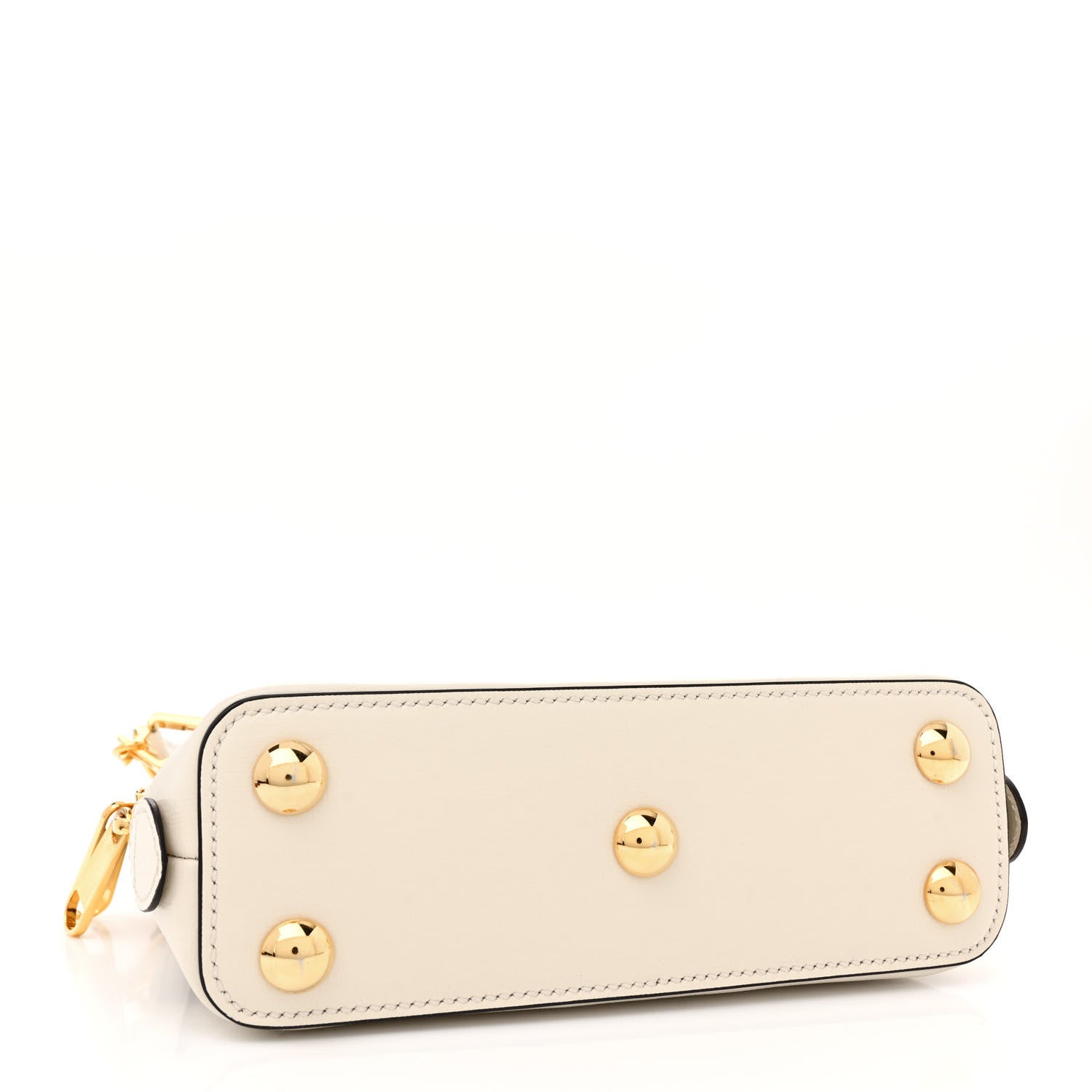 Gucci GG Supreme Monogram Azalea Calfskin Mini Horsebit 1955 Top Handle Bag Beige Ebony Mystic White 4 of 11