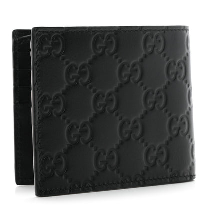 Gucci Guccissima Signature Dorian Bi-Fold Wallet Black 3 of 7