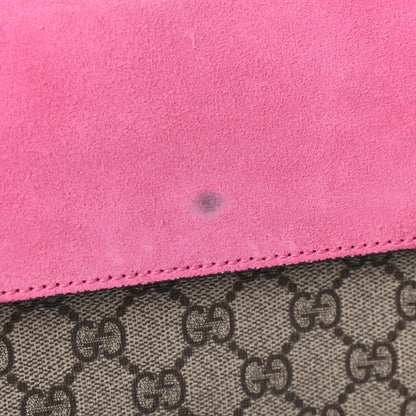 Gucci GG Supreme Monogram Small Dionysus Shoulder Bag Pink 4 of 4