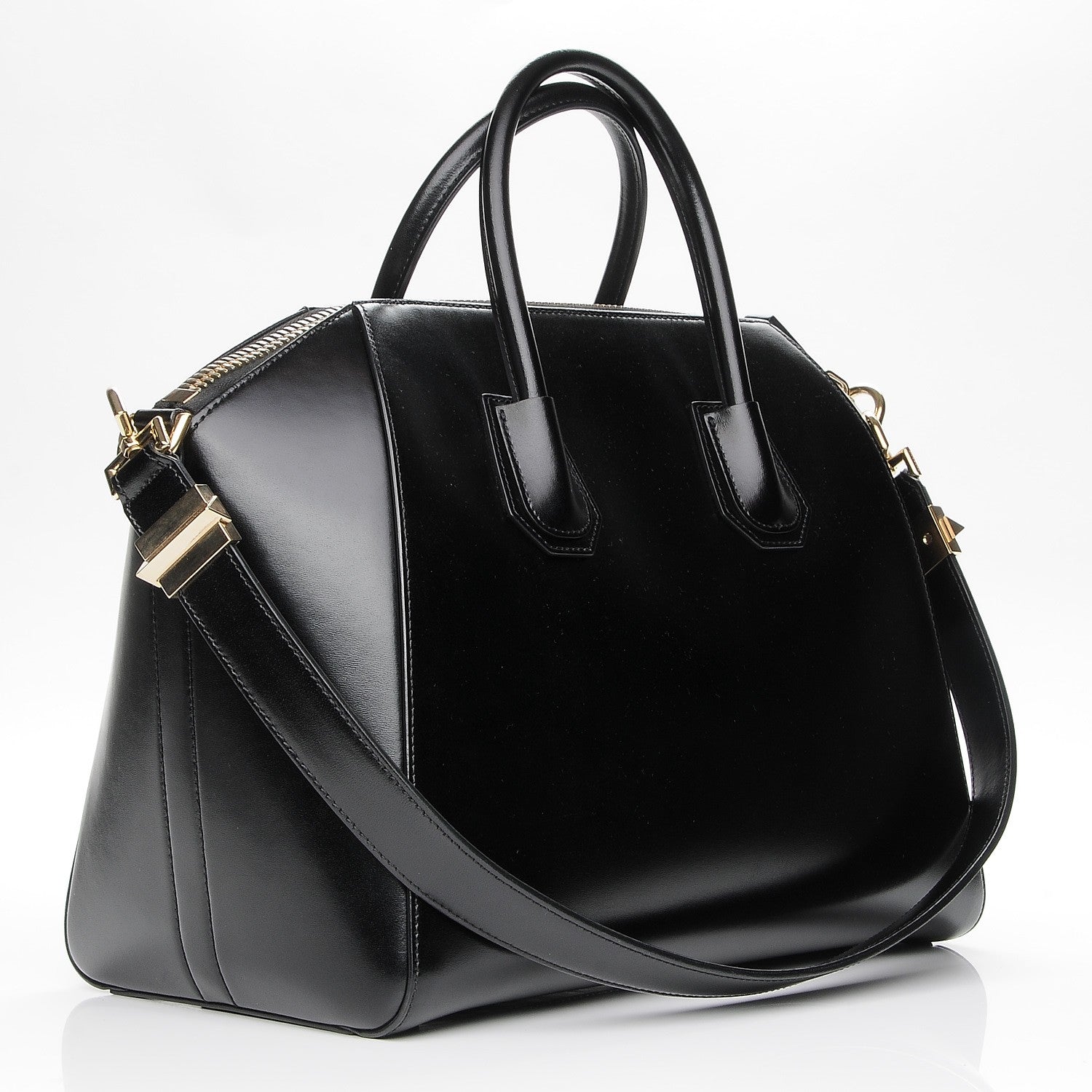 Givenchy Shiny Lord Calfskin Medium Antigona Black 3 of 8