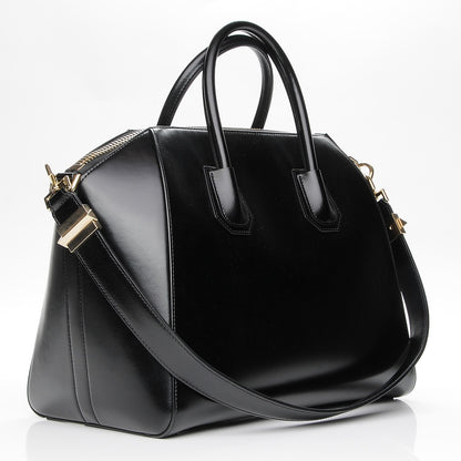 Givenchy Shiny Lord Calfskin Medium Antigona Black 3 of 8