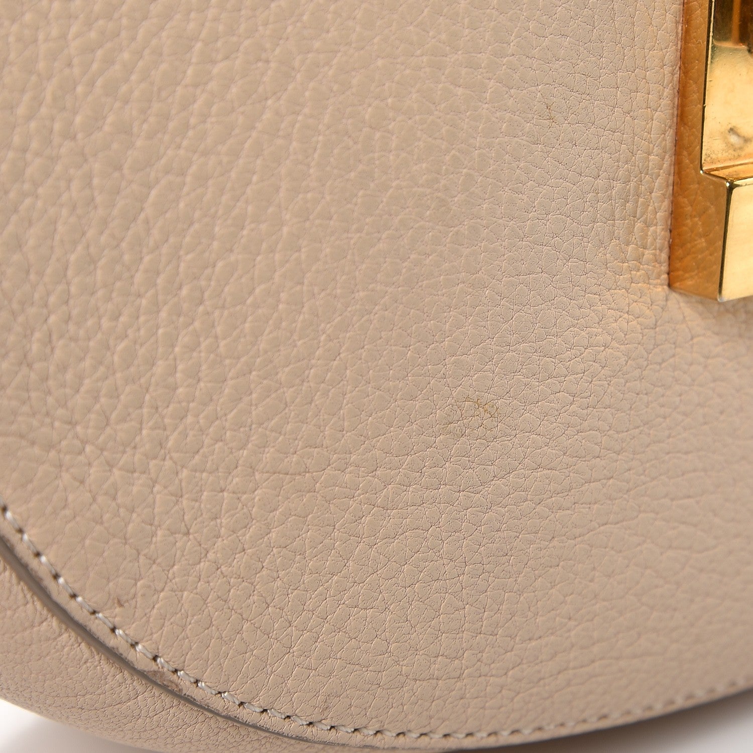 Chloe Grained Lambskin Mini Drew Shoulder Bag Abstract White 8 of 9