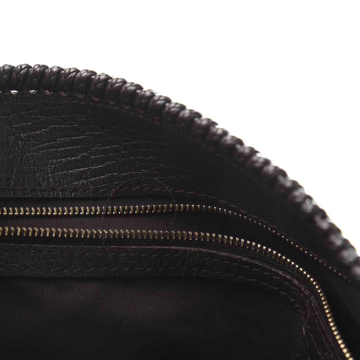 Monogram Large Horsebit Chain Hobo Dark Brown