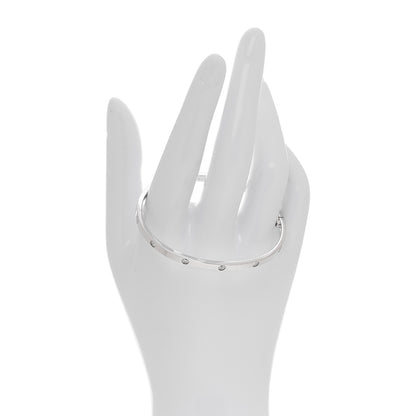 Cartier 18K White Gold 10 Diamond Small LOVE Bracelet 17 2 of 9