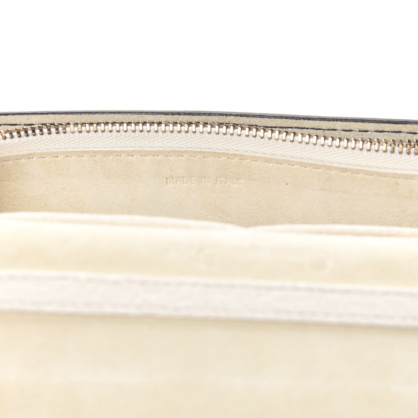 Canyon Grained Lambskin Mini J'Adior Chain Flap Bag White