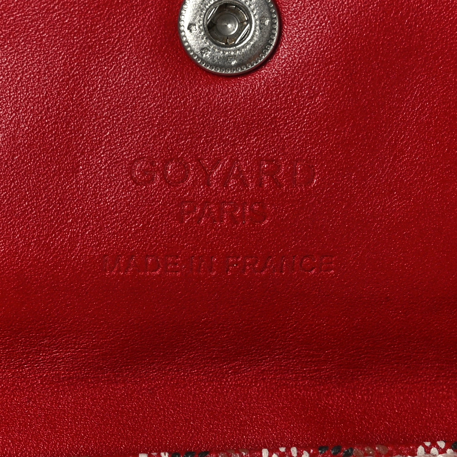 Goyard Goyardine Pouch Red 6 of 7