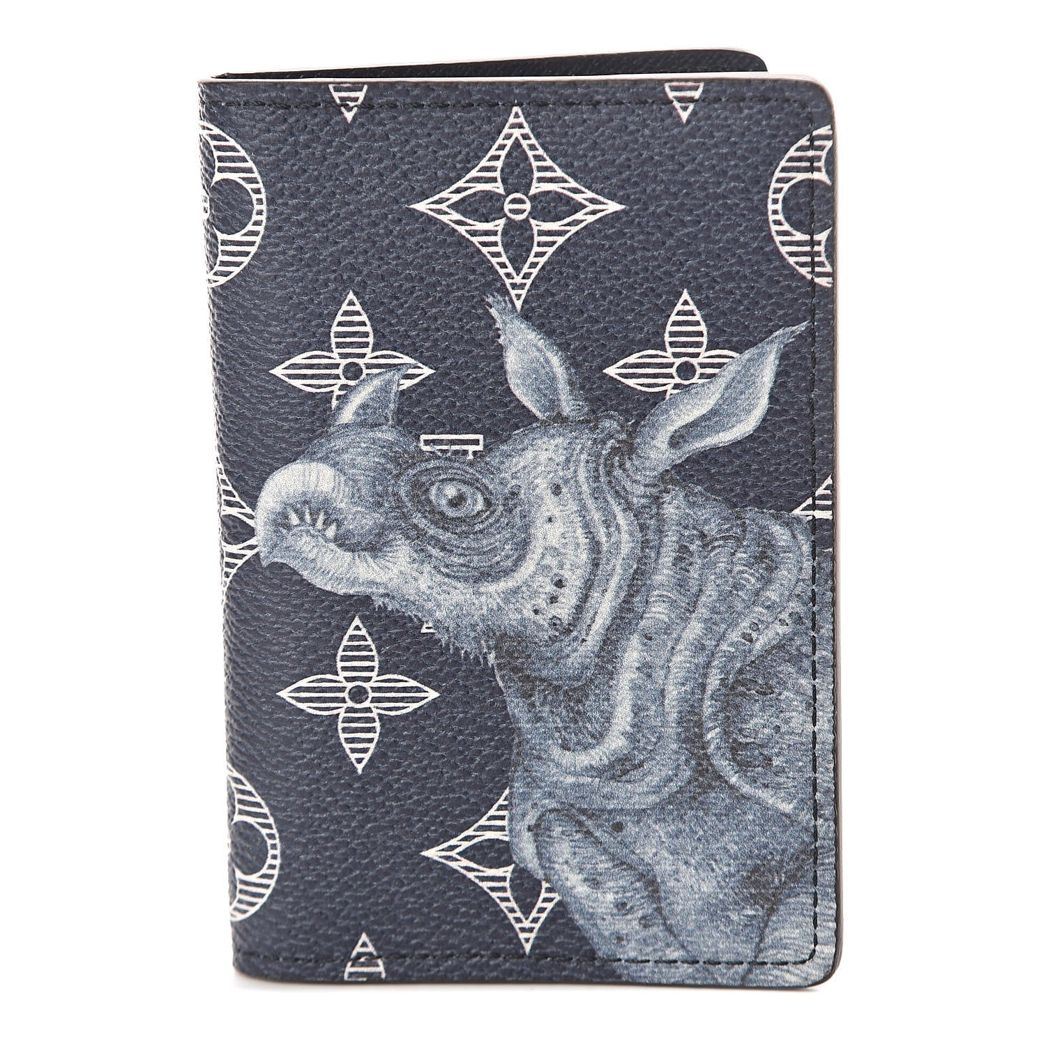 Louis Vuitton Savane Monogram Chapman Rhinoceros Pocket Organizer Encre 1 of 7