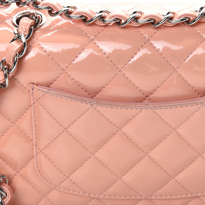 Chanel Patent Calfskin Quilted Mini Rectangular Flap Light Pink 10 of 11
