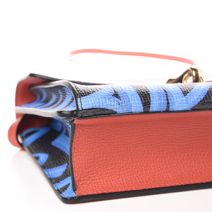 Burberry Calfskin Graffiti Print Small Macken Crossbody Bag Black 8 of 9