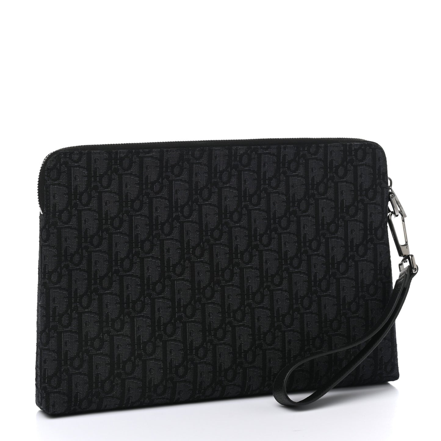Oblique Jacquard Triangle Case Black Multicolor