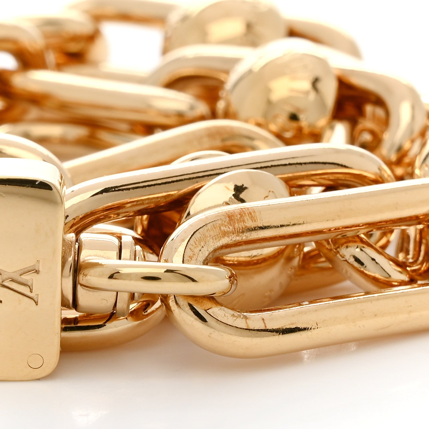 Louis Vuitton LV X TM Metal Pochette Accessories Chain Strap Gold 4 of 5