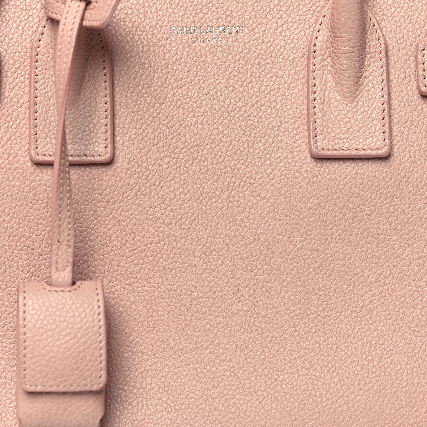 Saint Laurent Grained Calfskin Small Sac De Jour Light Blush 7 of 13