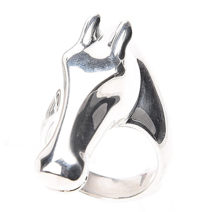 Hermes Sterling Silver Large Galop Ring 59 9 1 of 4