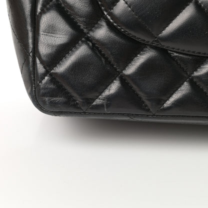 Chanel Lambskin Quilted Jumbo Single Flap Black 18 of 19
