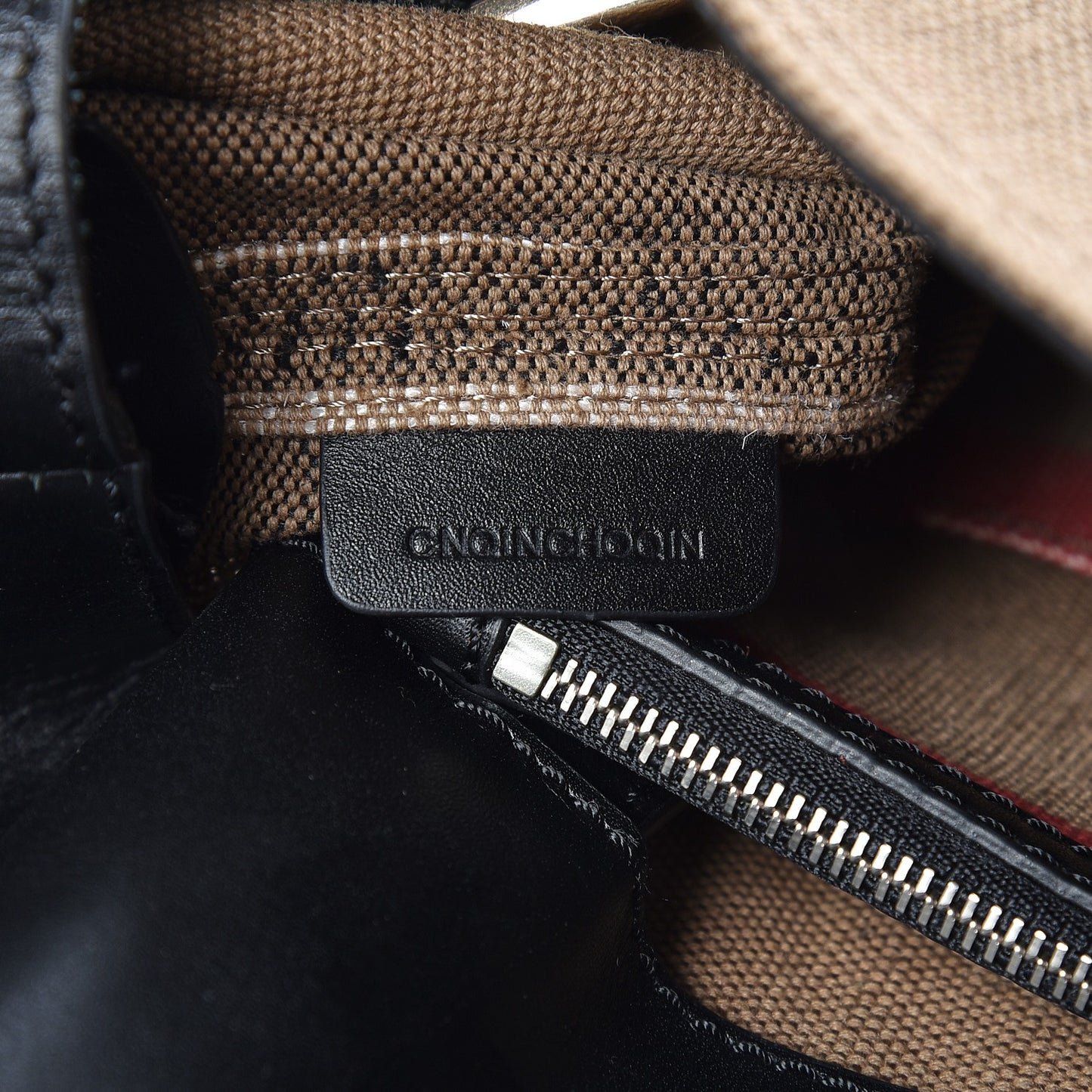 Canvas Mega Check Medium Ashby Hobo Black