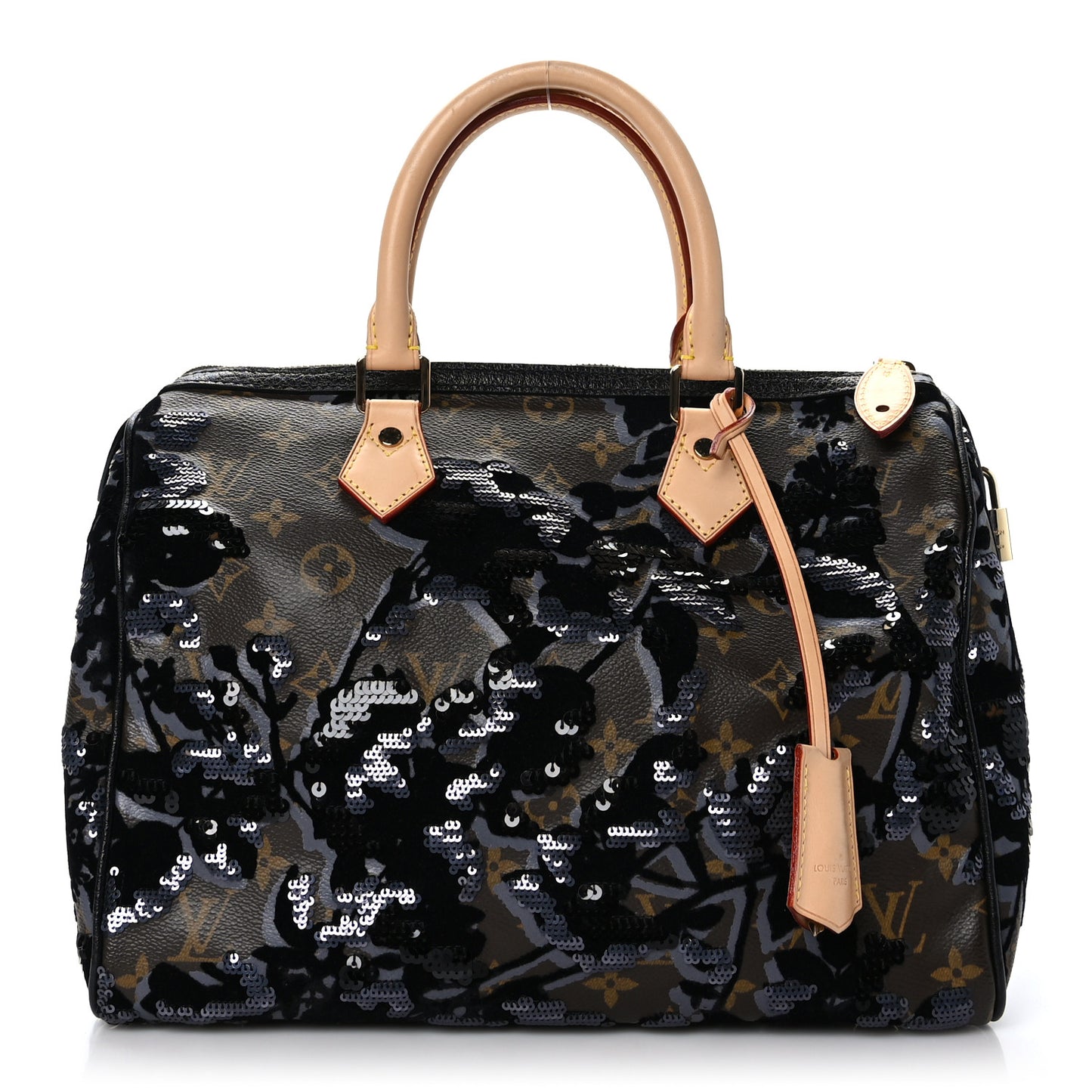 Monogram Fleur De Jais Sequins Speedy 30