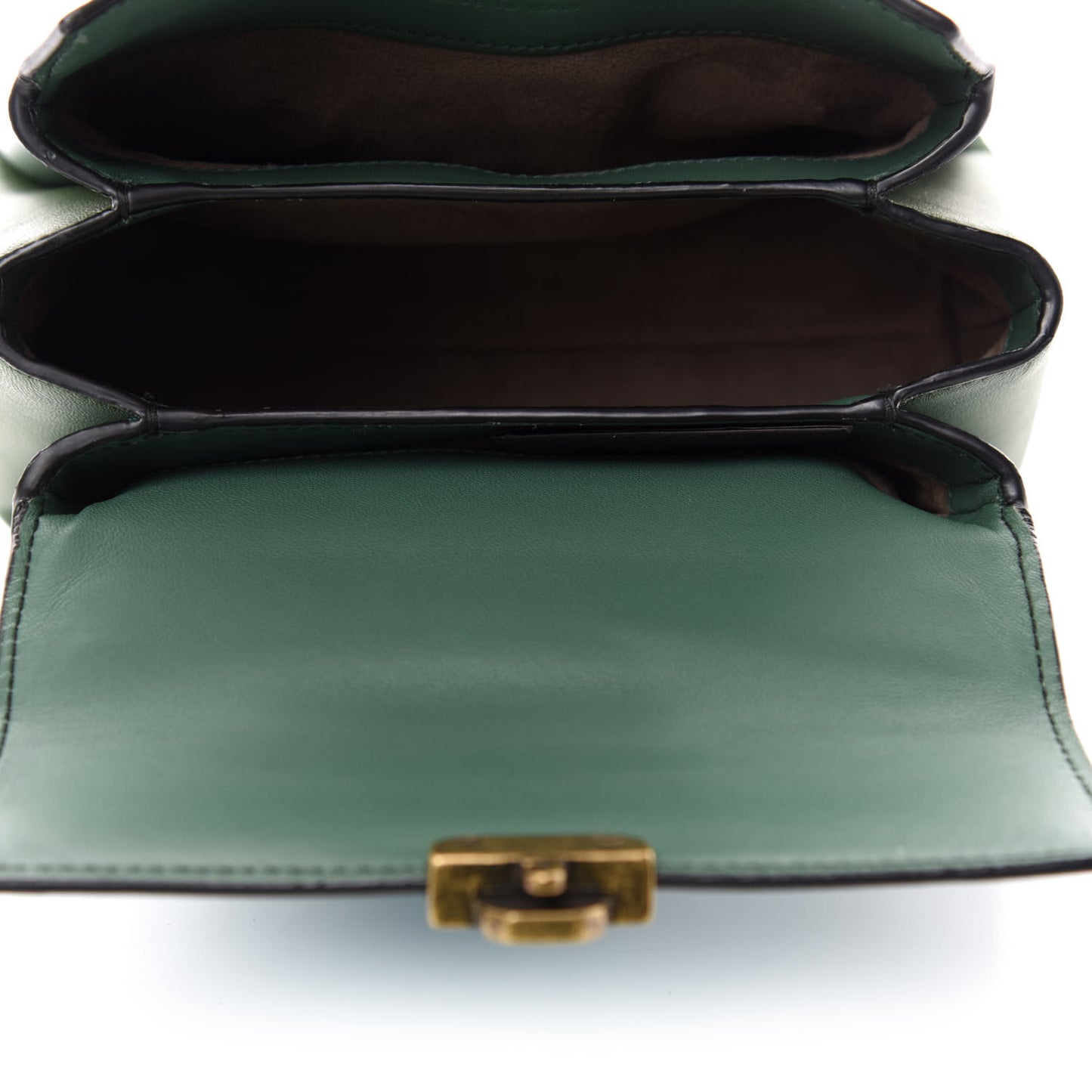 Nappa Multicolor Mini Piazza Bag Thyme Aqua Ivy Black