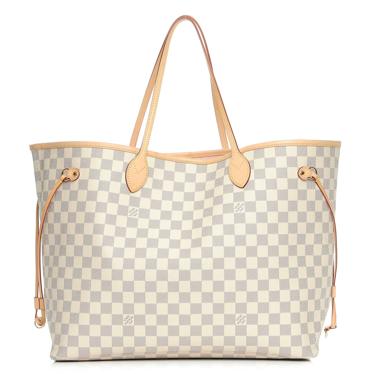 Louis Vuitton Damier Azur Neo Neverfull GM Rose Ballerine 1 of 8