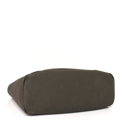 Hermes Toile Sac De Pansage Groom Kaki Feu 5 of 9