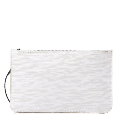 Louis Vuitton Epi Neverfull Pochette MM GM White 1 of 7