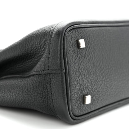Moynat Taurillon Blush Calfskin Gabby BB Black 8 of 10