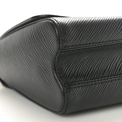 Louis Vuitton Epi Twist Braided Strap Shoulder Bag MM Black 8 of 9